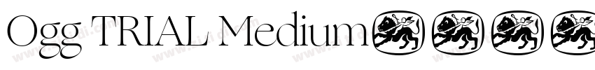 Ogg TRIAL Medium字体转换